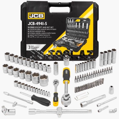JCB JCB-4941-5 Набор инструментов 94 пр.1/4'',1/2''(6гр.)(4-32мм)